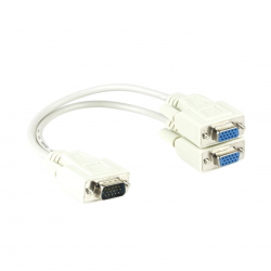 VGA macho a 2 hembra /...